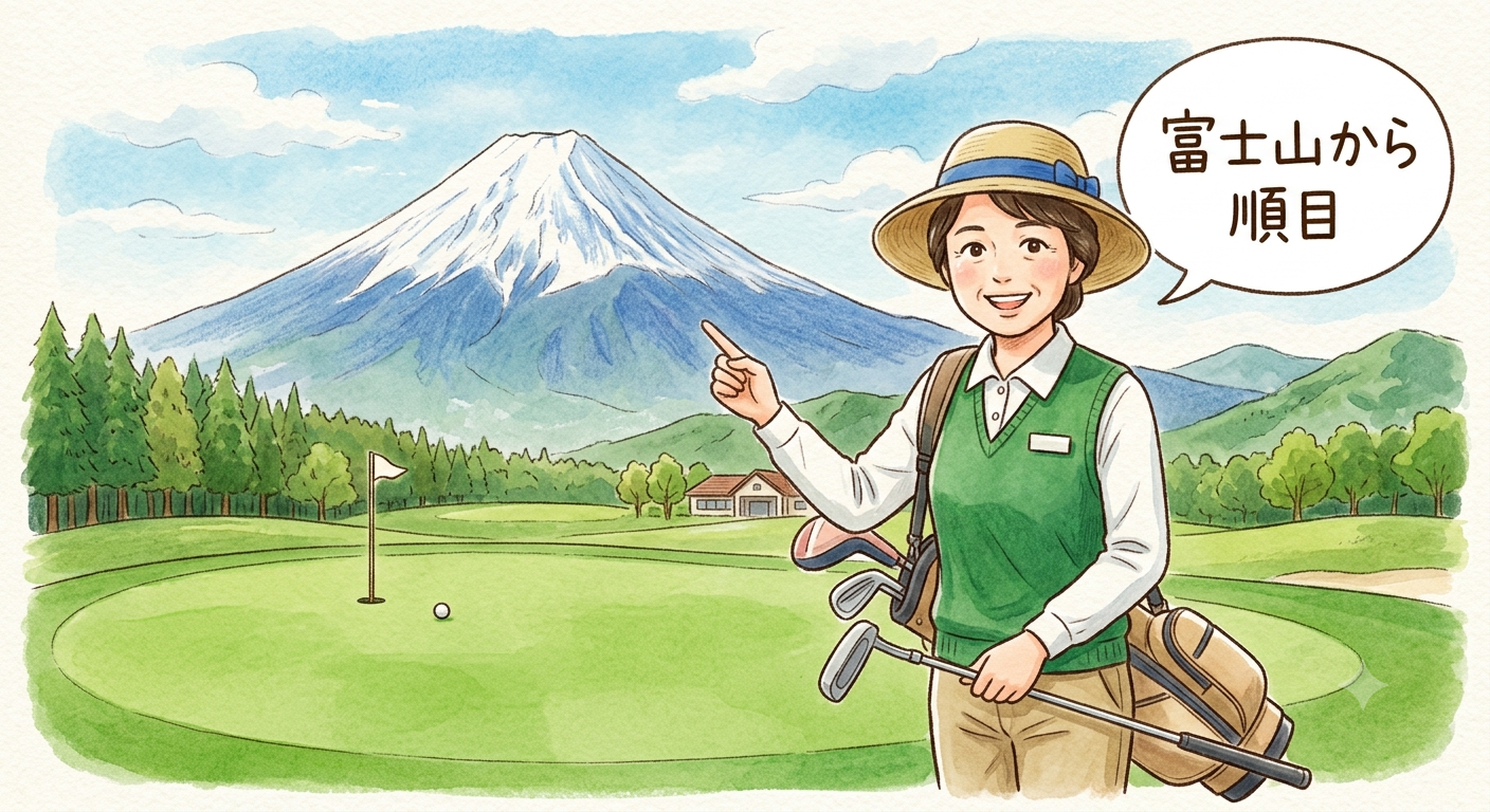 富士山から順目 富士山から順目